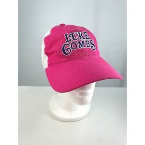 Luke Combs Pink White Trucker Hat Happy Mothers Day Country Music Mesh‎ Cap